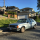 Interesting car to see at a house with the view you can see behind my Legacy.
